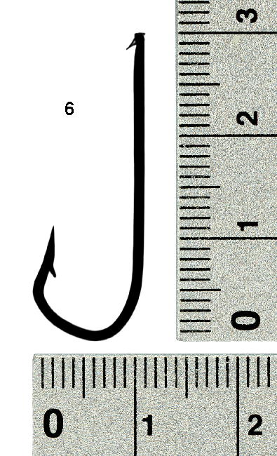 No.801 タラ針 腹切込　6号